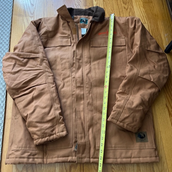Berne Apparel Long Sleeve Heritage Duck Chore Coat Mens Size L Brown - Picture 7 of 9